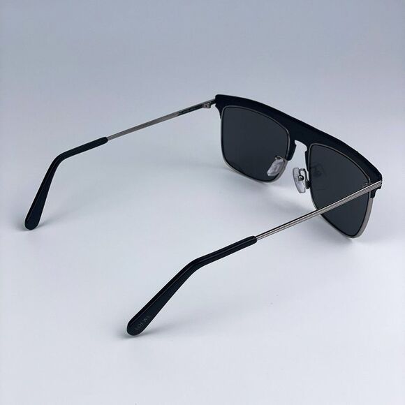 Loewe LW40006U 20A Sunglasses Metal Black Leather Grey Aviator Unisex - Picture 9 of 13